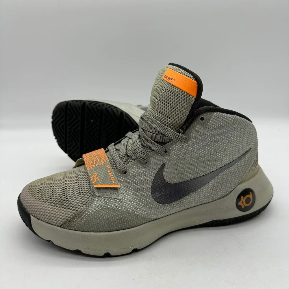 Nike 749377-002 Mens Size 9 KD Trey 5 III Orange Strap Gray Basketball Shoes